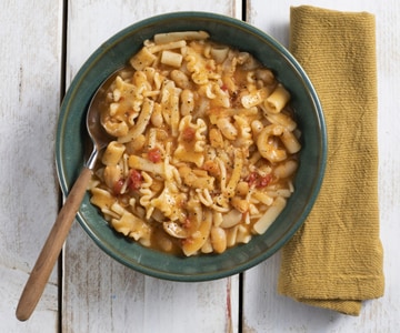 Pasta y judías a la napolitana