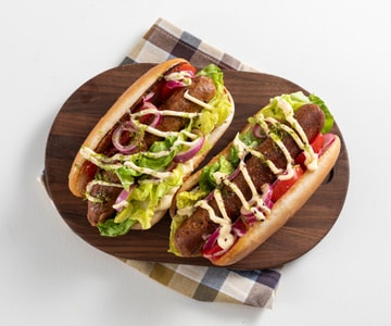 Perrito caliente vegetariano
