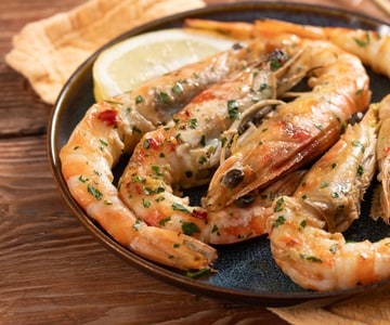 Gambas en sartén