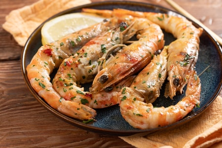Gambas en sartén