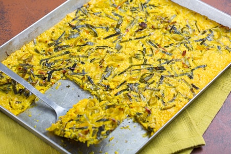 Farinata de puerros