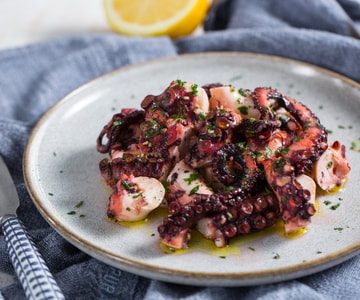 Pulpo en olla a presión