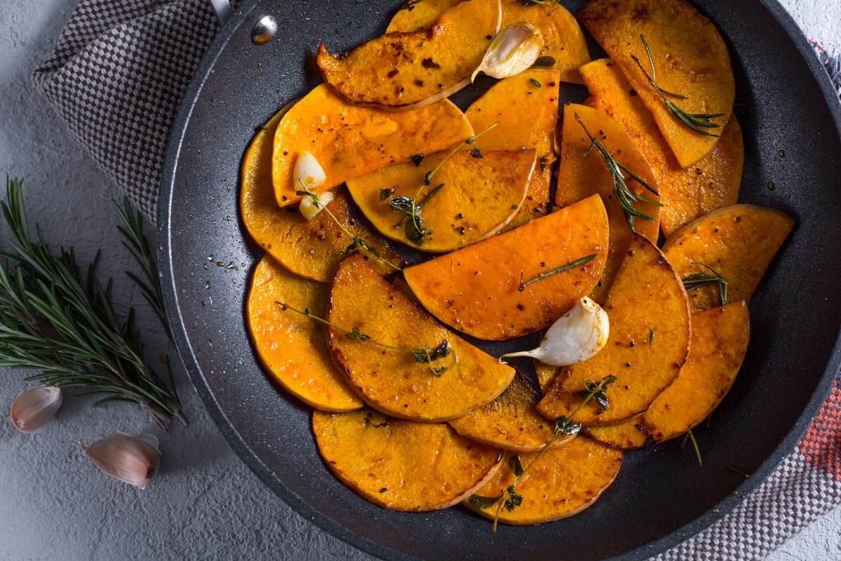 Calabaza a la sartén