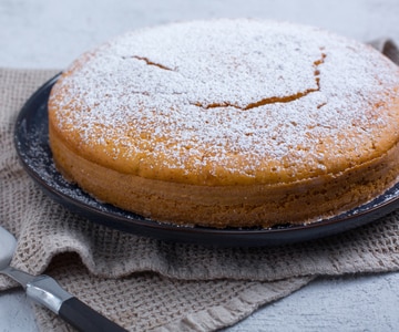 Tarta margarita sin mantequilla
