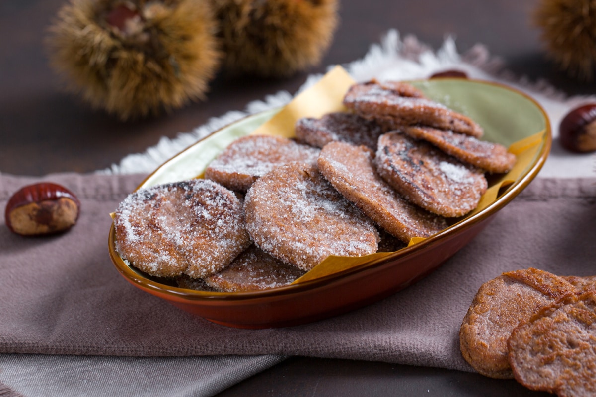 Buñuelos de castañas toscanas