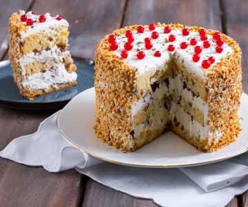 Panettone relleno con nata y mascarpone