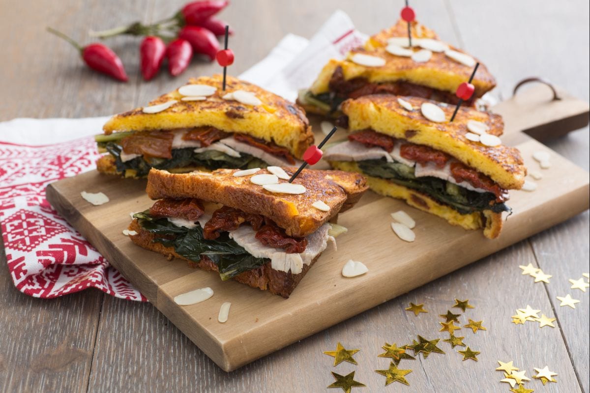 Sándwich de panettone