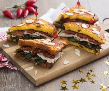 Sándwich de panettone