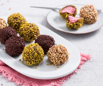 Trufas de yogur