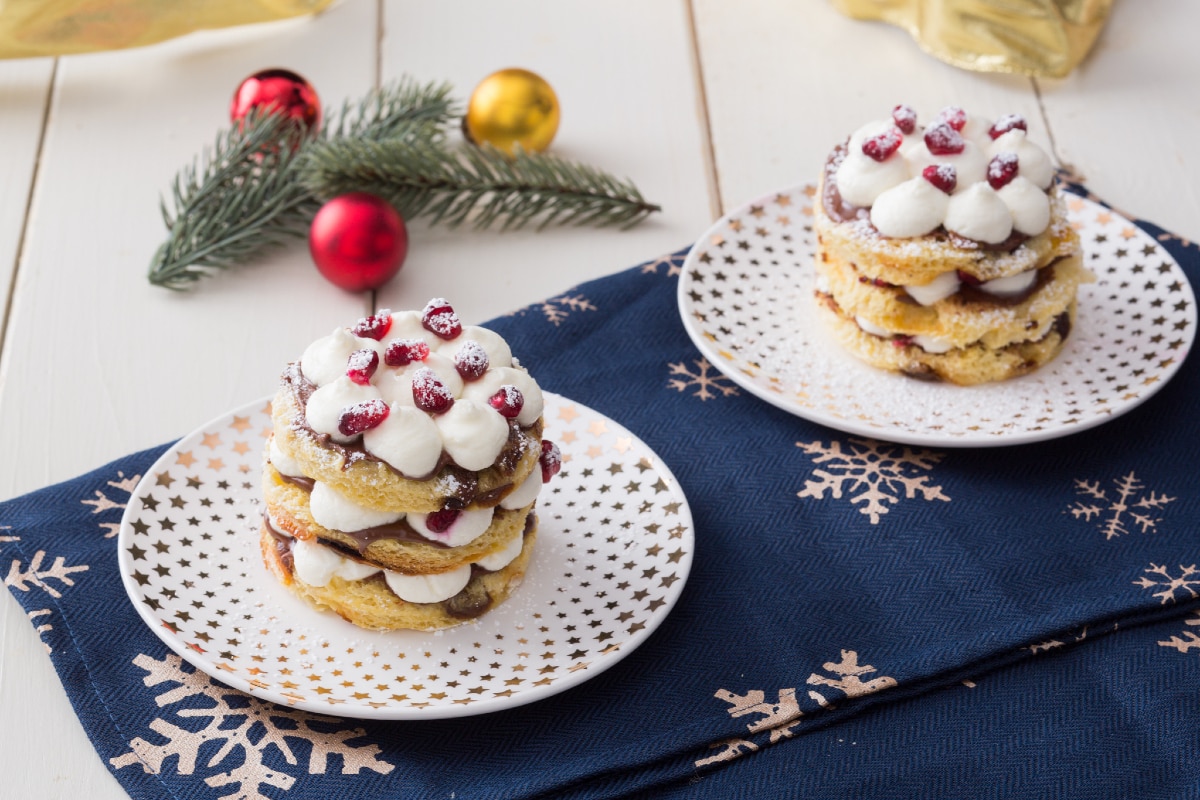 Pastelitos de panettone y Nutella®