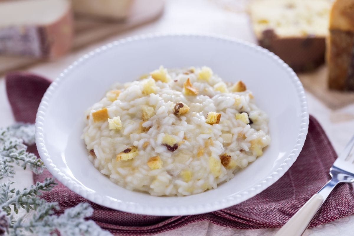 Risotto al panettone