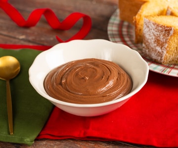 Crema para pandoro de chocolate