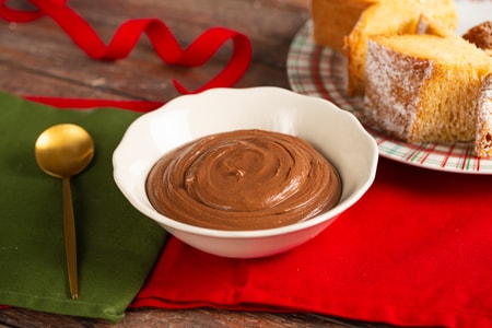 Crema para pandoro de chocolate