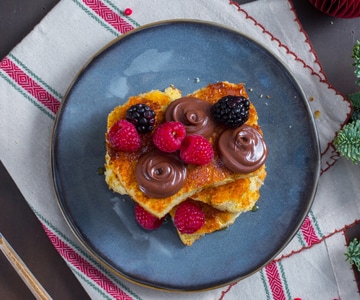 Tostadas francesas de Pandoro con Nutella®