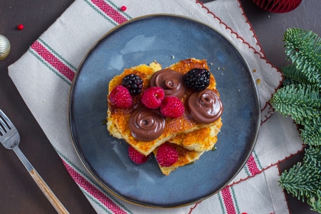 Tostadas francesas de Pandoro con Nutella®