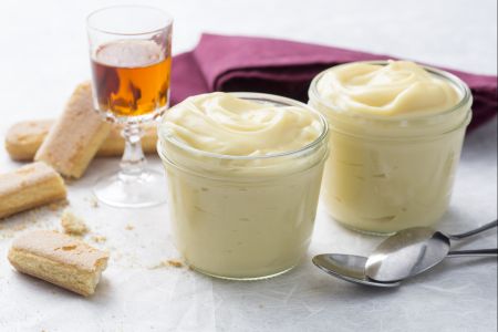 Crema pastelera al ron