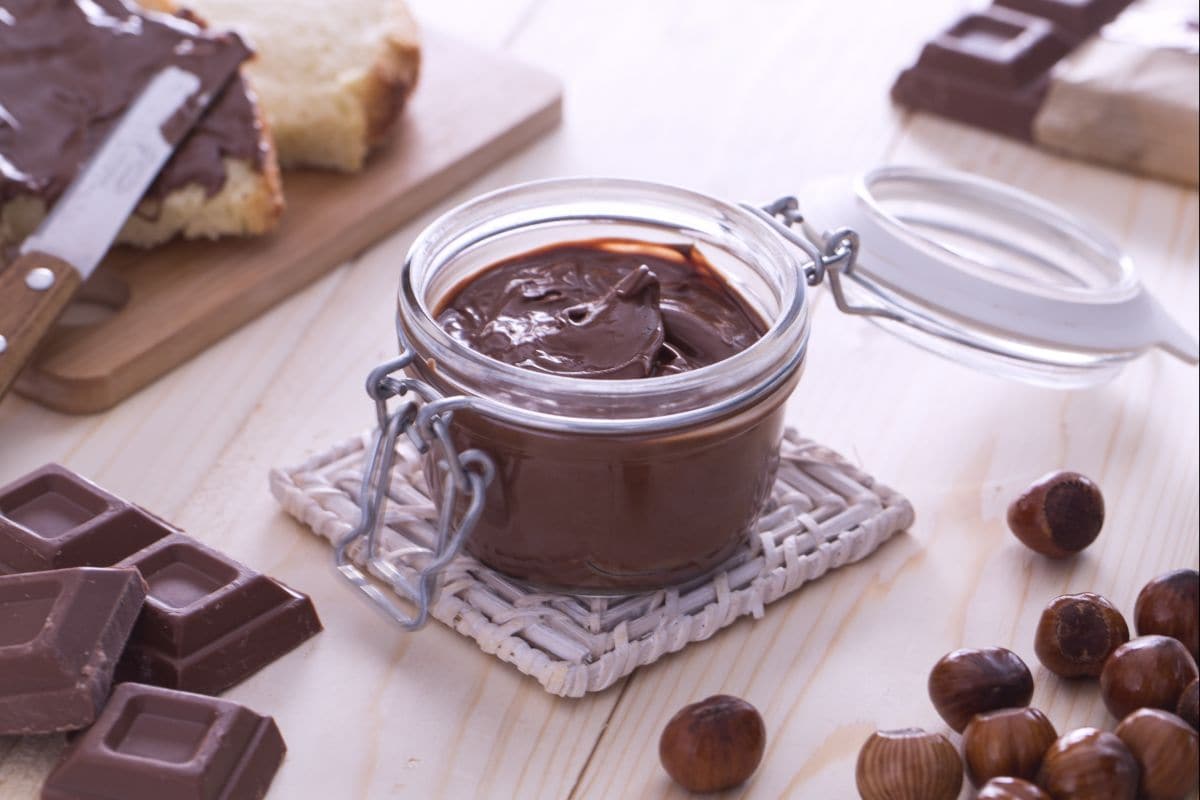 Crema para untar de avellana y chocolate
