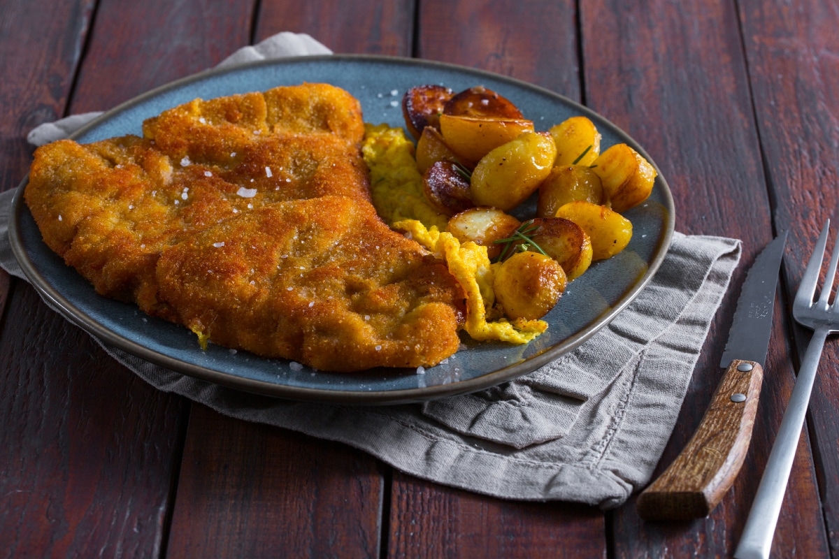Bistec empanado