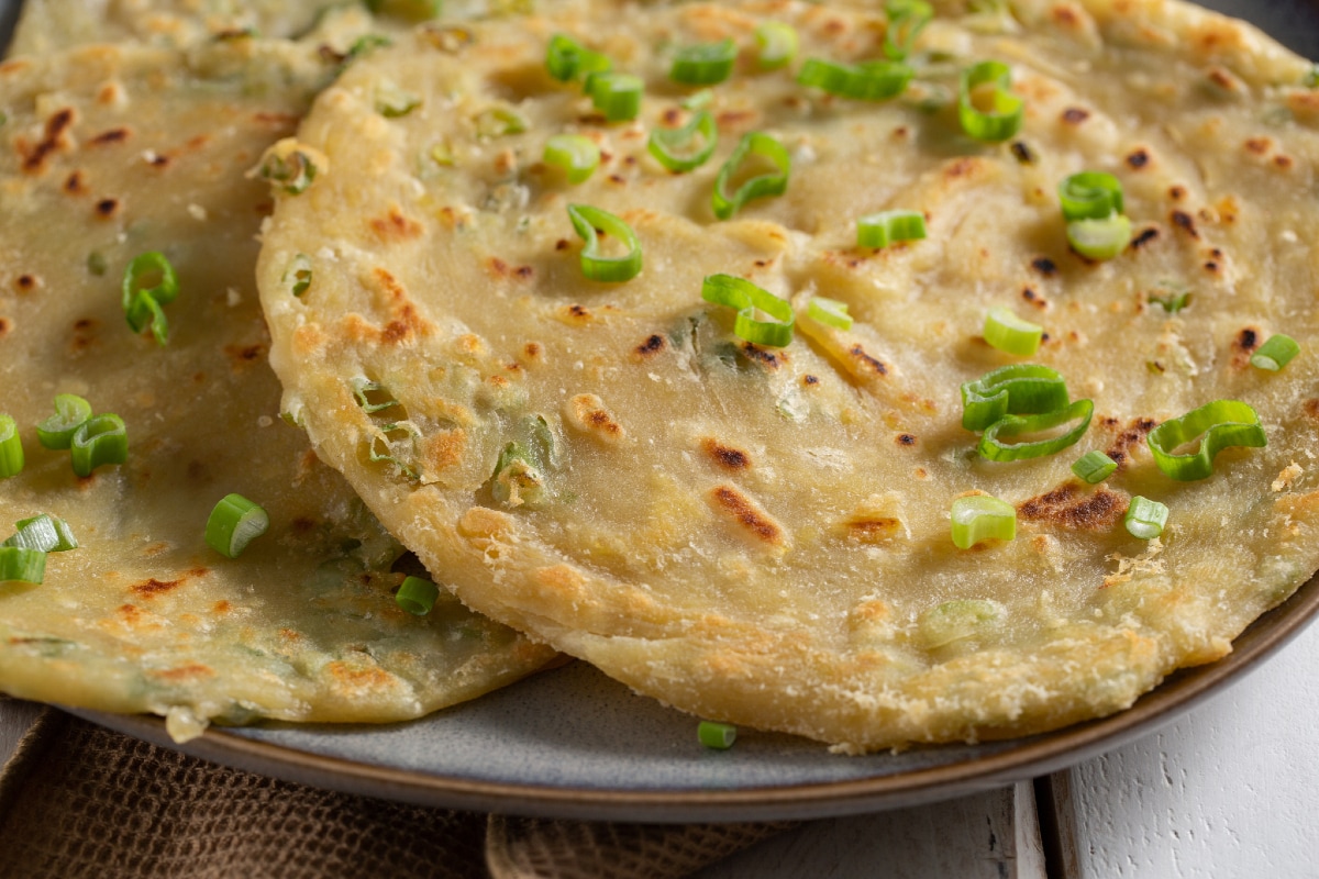 Pancakes chinos (cong you bing)
