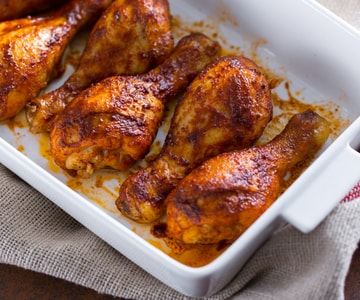 Muslos de pollo al pimentón al horno