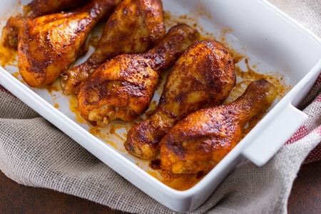 Muslos de pollo al pimentón al horno