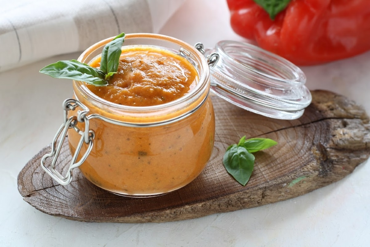 Crema de pimientos