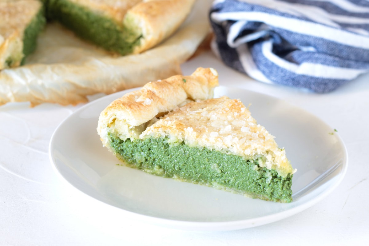 Tarta salada de ricotta y espinacas