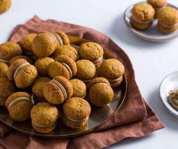 Baci de Frau con doble pistacho y sal de Maldon
