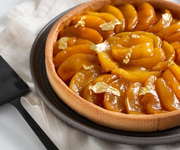 Tarta de manzana y caramelo
