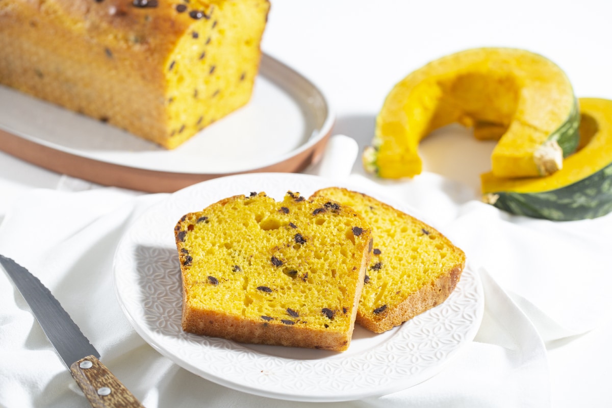 Plumcake de calabaza y chocolate