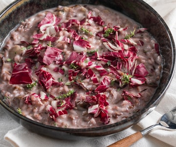 Risotto de achicoria