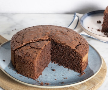 Tarta esponjosa de chocolate