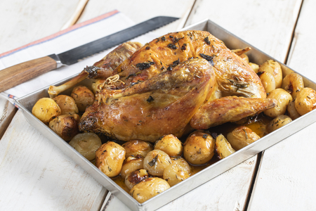 Gallina de Guinea rellena