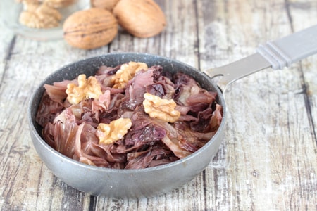 Radicchio en sartén