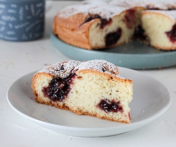 Tarta con mermelada