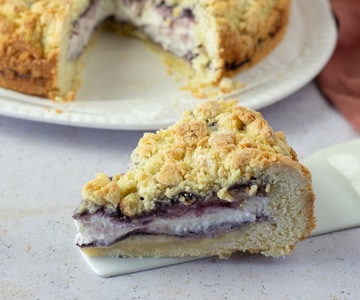 Desmenuzada de ricotta y mermelada