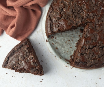 Tarta de chocolate rápida