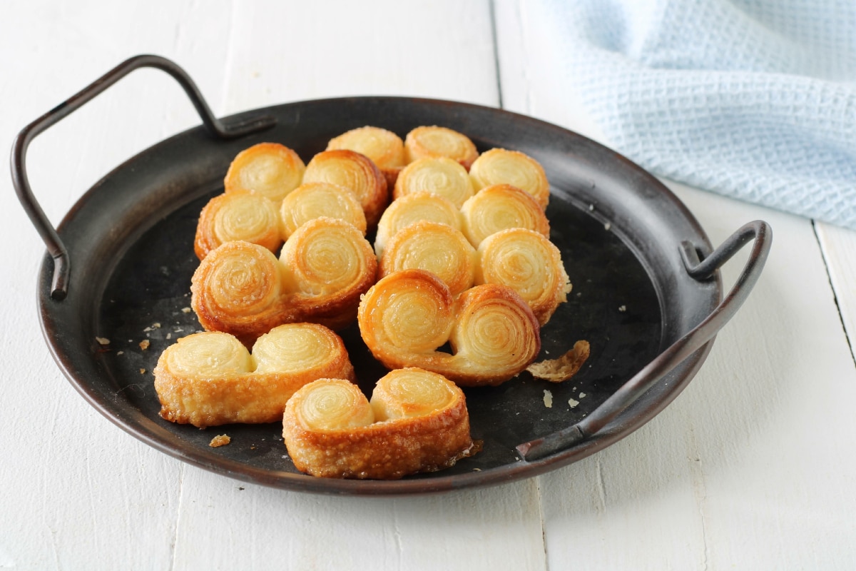 Palmeritas de hojaldre