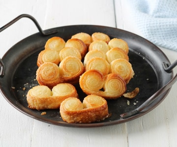 Palmeritas de hojaldre