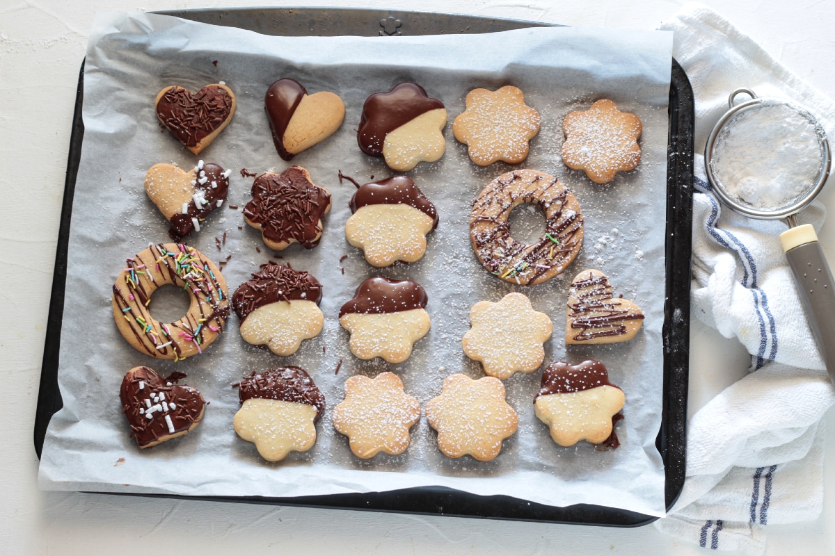 Galletas de masa quebrada