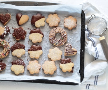 Galletas de masa quebrada