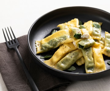 Ravioles doble relleno