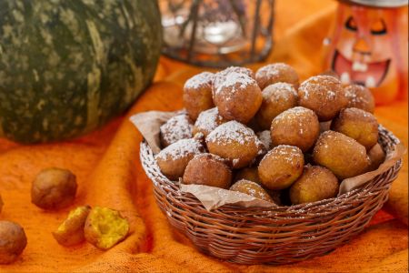 Buñuelos dulces de calabaza