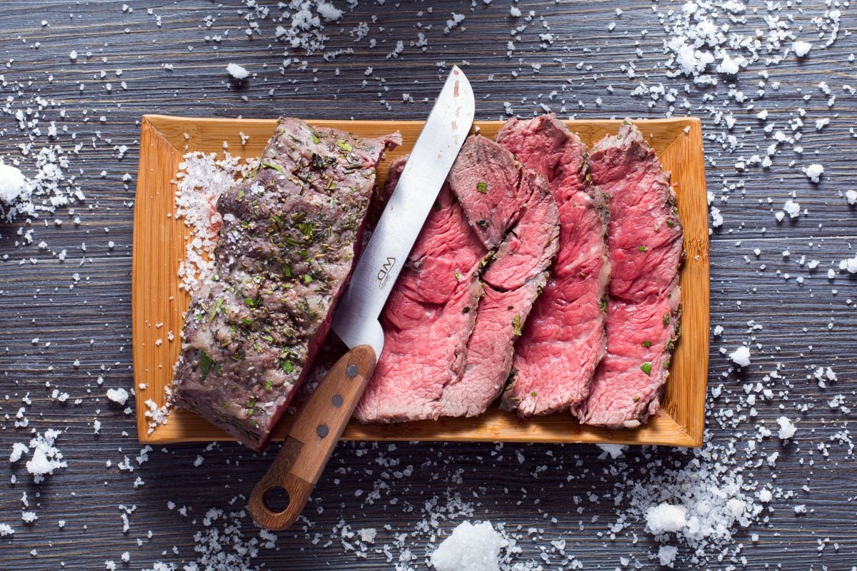 Roast beef en costra de sal