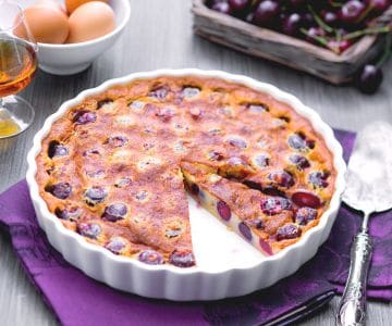 Clafoutis de cerezas