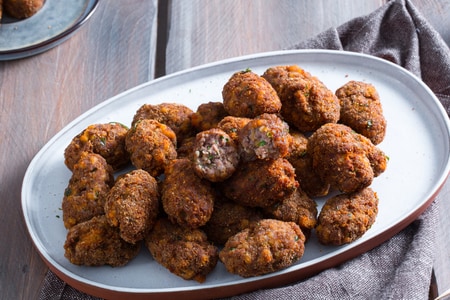 Albóndigas fritas rústicas