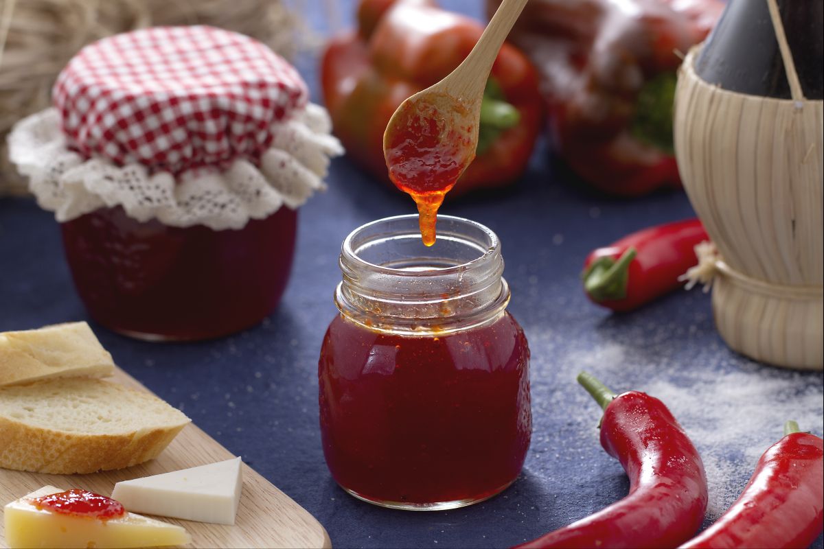 Mermelada de pimientos picantes
