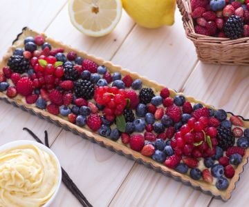 Tarta de frutas del bosque
