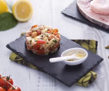Tartar mediterránea de pez espada