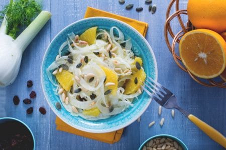 Ensalada de hinojos y naranjas